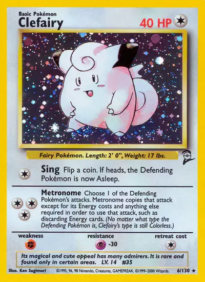 Image de la carte Pokemon Mélofée 6/130