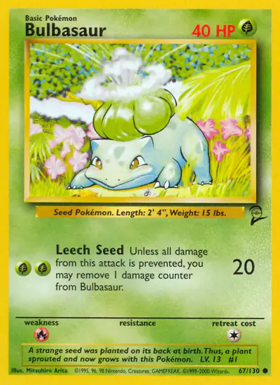Image de la carte Pokemon Bulbasaur 67/130