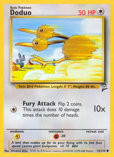 Image de la carte Pokemon Doduo 72/130