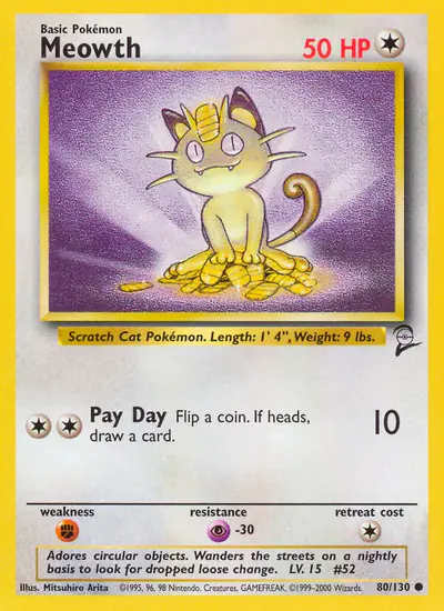 Image de la carte Pokemon Meowth 80/130
