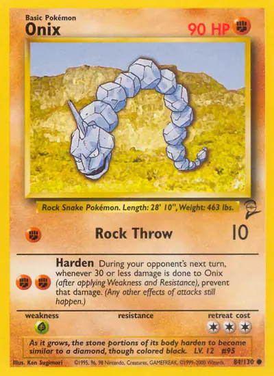 Image de la carte Pokemon Onix 84/130