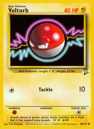 Image de la carte Pokemon Voltorb 98/130