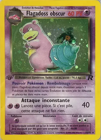 Image de la carte Pokemon Flagadoss Obscur (Édition 1) 12/82