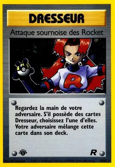 Image de la carte Pokemon Attaque sournoise des Rocket (Édition 1) 16/82