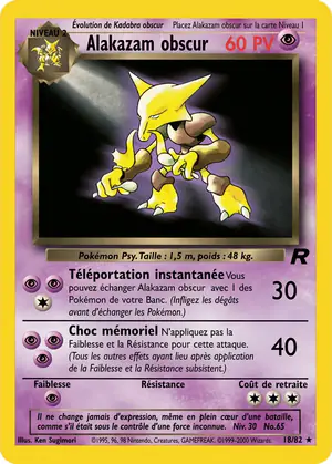 Alakazam Obscur 18/82