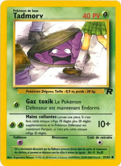 Image de la carte Pokemon Tadmorv (Édition 1) 57/82