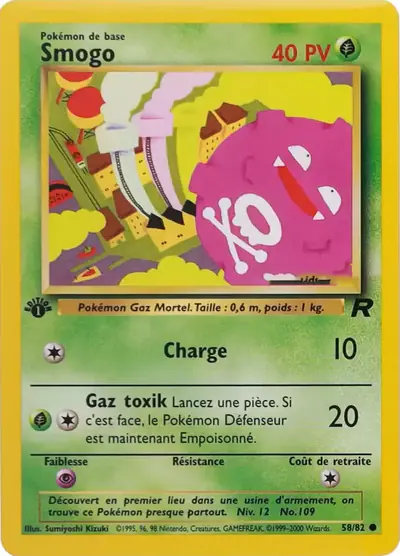 Image de la carte Pokemon Smogo (Édition 1) 58/82
