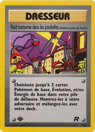 Image de la carte Pokemon Raid nocturne dans les poubelles (Édition 1) 77/82