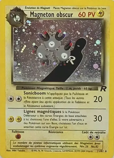 Image de la carte Pokemon Magneton Obscur 11/82