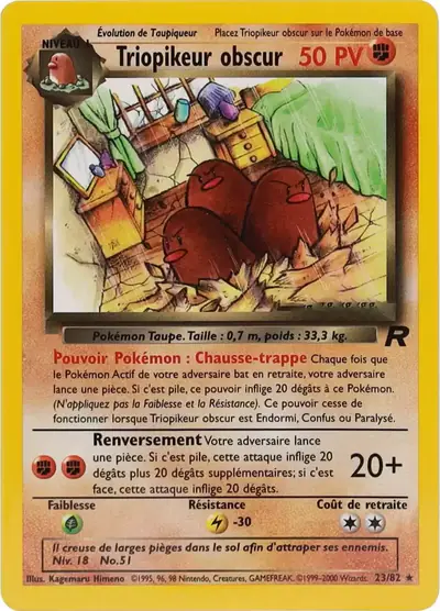 Image de la carte Pokemon Triopikeur Obscur 23/82