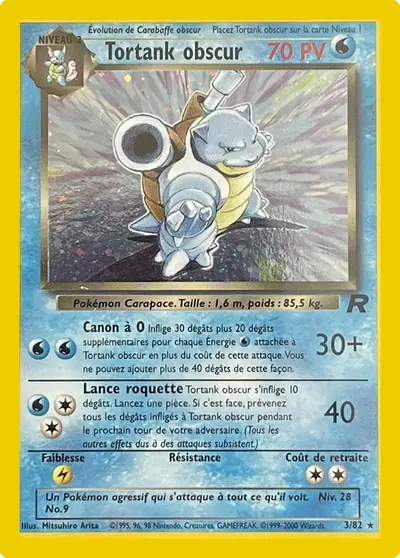 Image de la carte Pokemon Tortank Obscur 3/82