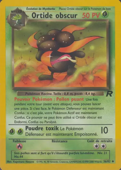 Image de la carte Pokemon Ortide Obscur 36/82