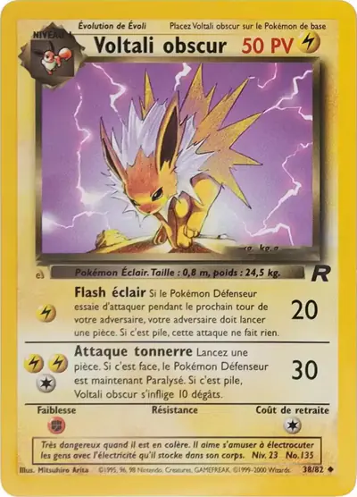 Image de la carte Pokemon Voltali Obscur 38/82