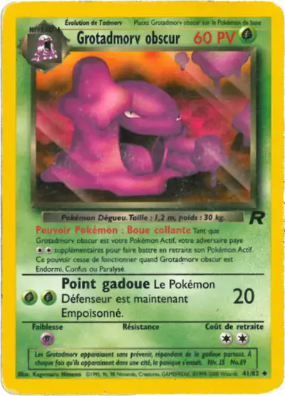 Image de la carte Pokemon Grotadmorv Obscur 41/82