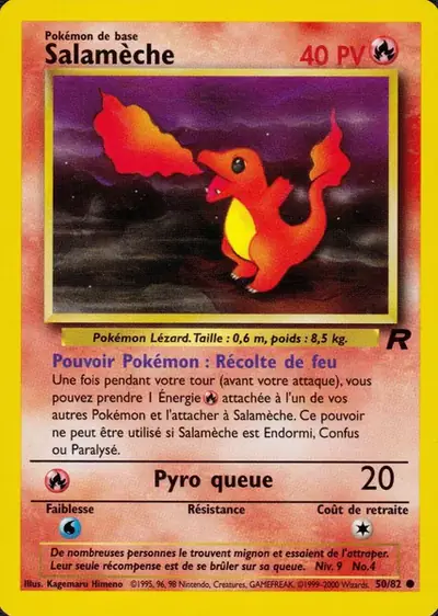 Image de la carte Pokemon Salamèche 50/82