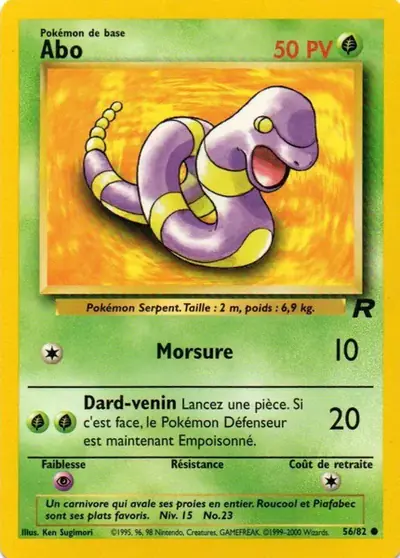 Image de la carte Pokemon Abo 56/82