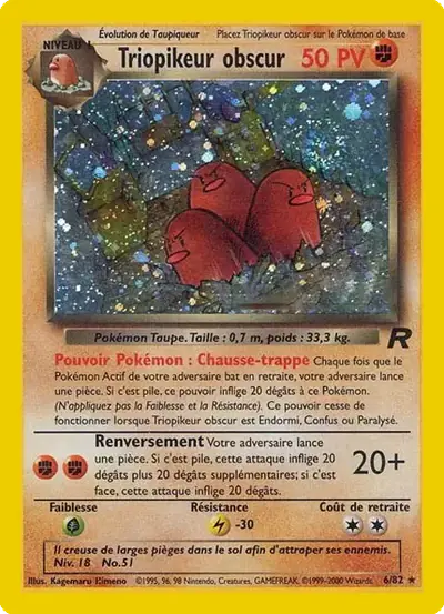 Image de la carte Pokemon Triopikeur Obscur 6/82