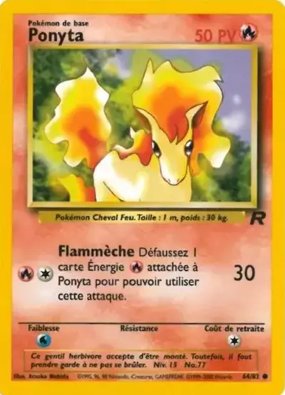Image de la carte Pokemon Ponyta 64/82