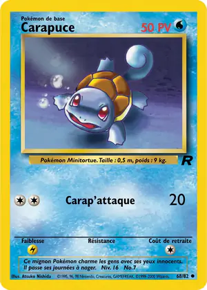 Carapuce 68/82