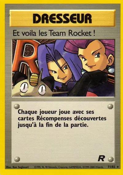 Image de la carte Pokemon Et voila les Team Rocket ! 71/82