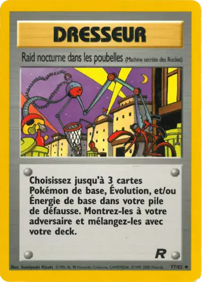 Image de la carte Pokemon Raid nocturne dans les poubelles 77/82