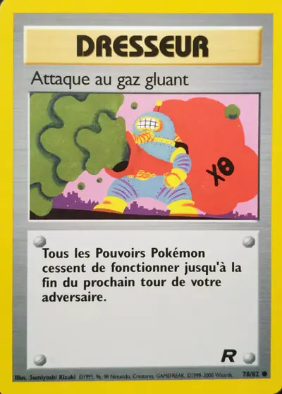 Image de la carte Pokemon Attaque au gaz gluant 78/82