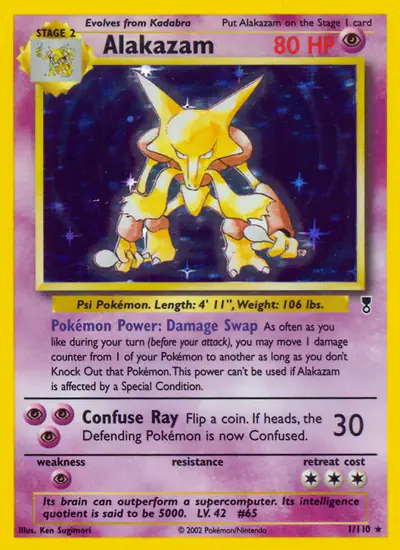 Image de la carte Pokemon Alakazam 1/110