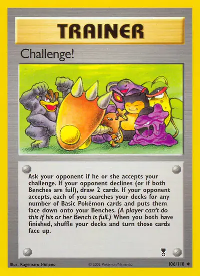 Image de la carte Pokemon Challenge! 106/110