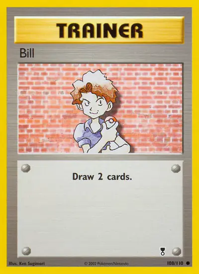 Image de la carte Pokemon Bill 108/110
