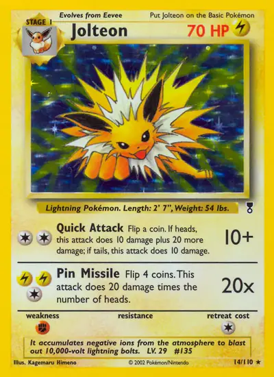 Image de la carte Pokemon Jolteon 14/110