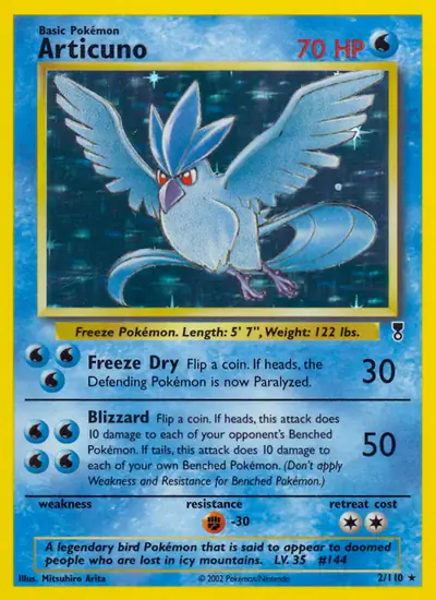 Image de la carte Pokemon Articuno 2/110