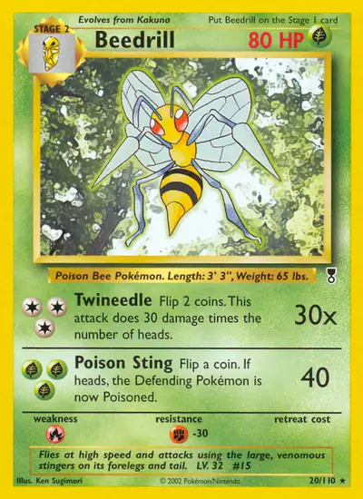 Image de la carte Pokemon Beedrill 20/110