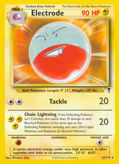 Image de la carte Pokemon Électrode 22/110
