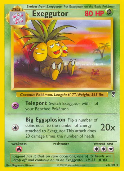 Image de la carte Pokemon Exeggutor 23/110