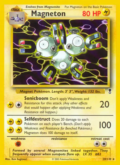 Image de la carte Pokemon Magnéton 28/110