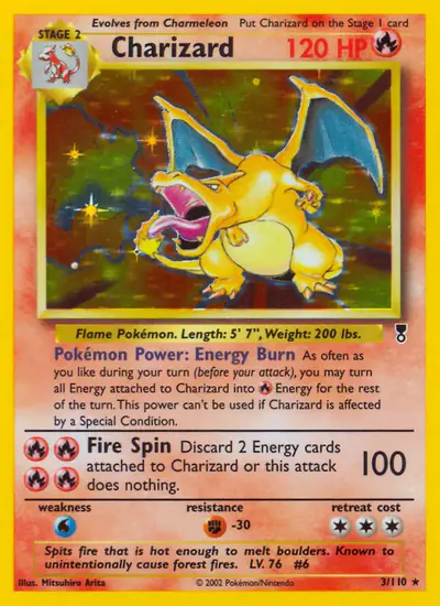 Image de la carte Pokemon Dracaufeu 3/110
