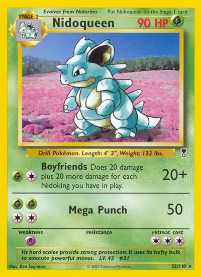 Image de la carte Pokemon Nidoqueen 32/110