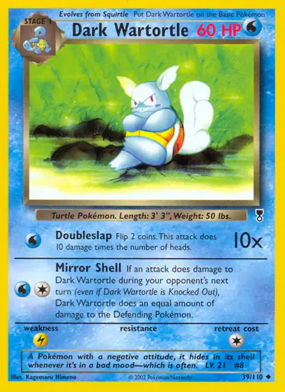 Image de la carte Pokemon Dark Wartortle 39/110