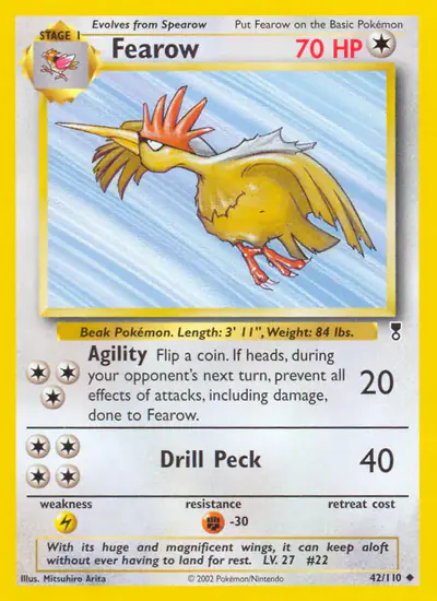 Image de la carte Pokemon Fearow 42/110