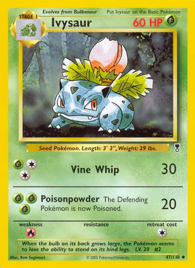 Image de la carte Pokemon Ivysaur 47/110