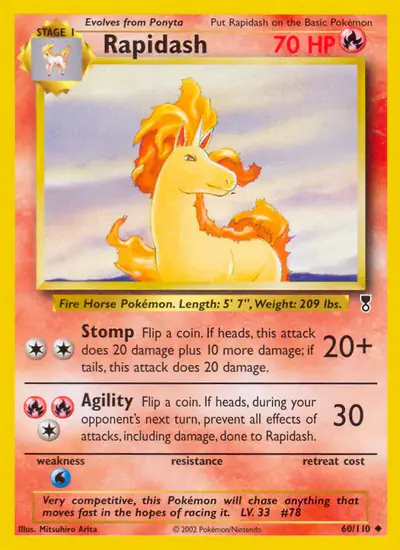 Image de la carte Pokemon Rapidash 60/110