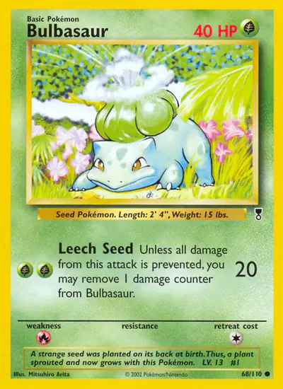 Image de la carte Pokemon Bulbizarre 68/110