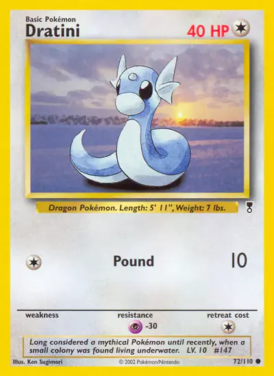 Image de la carte Pokemon Dratini 72/110