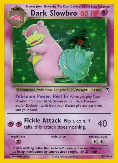 Image de la carte Pokemon Dark Slowbro 8/110