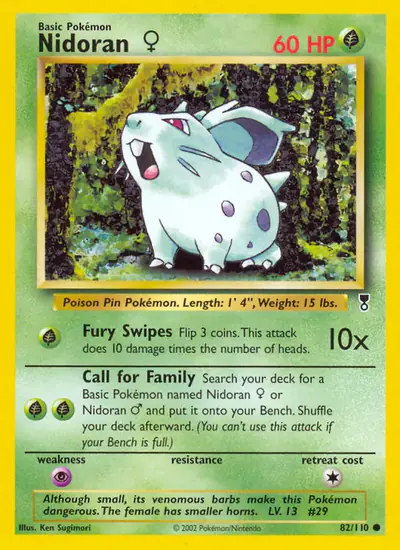 Image de la carte Pokemon Nidoran ♀ 82/110