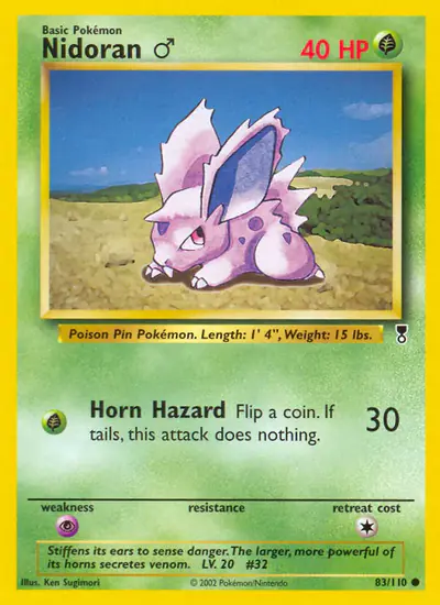 Image de la carte Pokemon Nidoran ♂ 83/110