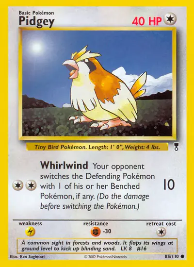 Image de la carte Pokemon Pidgey 85/110