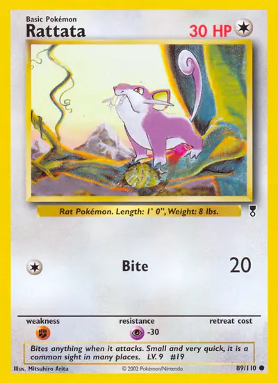 Image de la carte Pokemon Rattata 89/110