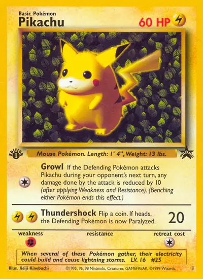 Image de la carte Pokemon Pikachu 1/53