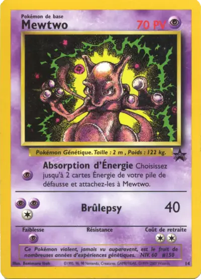 Image de la carte Pokemon Mewtwo 14/53
